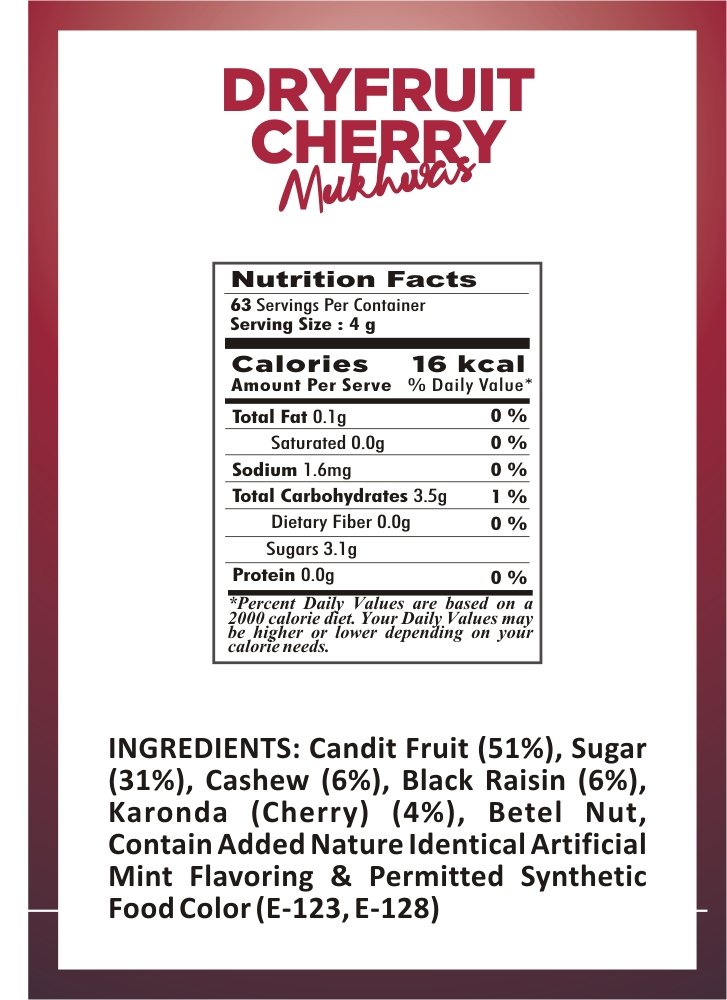 Dryfruit Cherry NI