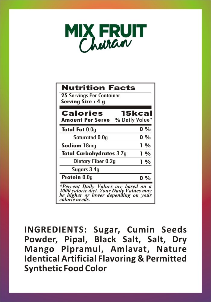 Mix Fruit CHURAN NI